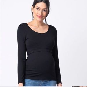 Maternity and nursing top